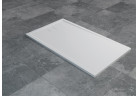 Brodzik z konglomeratu SanSwiss Livada W20AS prostokątny 160x80 cm - biały