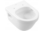 Miska WC lejowa Compact bez kołnierza wewnętrznego, podwiaszana, Villeroy & Boch Architectura, Weiss Alpin CeramicPlus