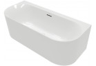 Wanna przyścienna 180x80 , Villeroy&Boch Loop&Friends - Weiss Alpin