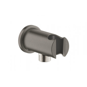 Kolanko prysznicowe z uchwytem Grohe Rainshower, brushed hard graphite