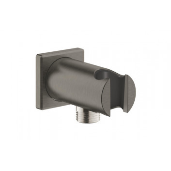 Kolanko prysznicowe z uchwytem Grohe Rainshower, brushed hard graphite