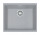 Zlewozmywak Franke Tectonite Sirius SID 110-50, 525 x 440x mm do podbudowy - kamienny szary