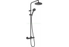 Zestaw prysznicowy Hansgrohe Vernis Blend z termostatem 200 1jet - czarny mat