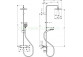 Hansgrohe Crometta S 240 bateria termostatyczna z deszczownicą 24x24cm