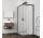 Kabina prysznicowa narożna, SanSwiss Top Line S Black 90x90cm, szkło przeźroczyste, profil czarny mat