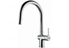 Bateria z ruchomą wylewką Franke Active J pull down spray , wysokość 388mm, wylewka wyciągana, chrom
