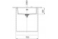 Zlewozmywak z Fragranitu Franke Maris MRG 110-52, czarny odpływ, czarny mat