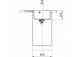 Zlewozmywak Franke Centro CNG 611-62 TL, ociekacz z lewej strony, biały polarny