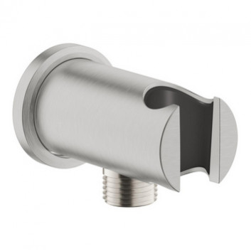 Kolanko prysznicowe z uchwytem Grohe Rainshower, brushed hard graphite