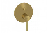 Podtynkowa bateria wannowo-natryskowa PUSH & SWITCH, Kludi Bozz - brushed gold 