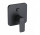 KLUDI PURE&STYLE podtynkowa bateria wannowo-natryskowa PUSH & SWITCH 2 odbiorniki, czarny mat