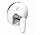 Podtynkowa  bateria wannowo-natryskowa Push&Switch, Kludi Pure&Solid, chrom