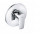 Podtynkowa  bateria natryskowa , Kludi Pure&Solid, chrom