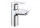 Bateria umywalkowa Grohe BauEdge, stojąca, wysokość 147mm, DN 15, rozmiar S, bez zestawu odpływowego, chrom