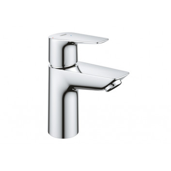 Bateria umywalkowa Grohe BauEdge, stojąca, wysokość 147mm, korek automatyczny, chrom