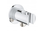 Kolanko prysznicowe z uchwytem Grohe Rainshower, brushed hard graphite