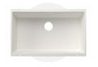 Zlewozmywak podwieszany Blanco Subline 700-U, Siligranit 70x40 cm, bez armatury - biały