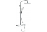 Drążek prysznicowy 810mm, Duravit - Chrom/Biały błyszczący