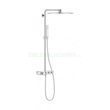 Bateria prysznicowa z termostatem, DN 15 z zestawem prysznicowym, Grohe Precision Flow - Chrom