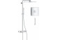 Bateria prysznicowa z termostatem, DN 15 z zestawem prysznicowym, Grohe Precision Flow - Chrom