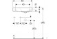 Umywalka prostokątna z otworem po prawej stronie 53x31cm Geberit iCon, biała