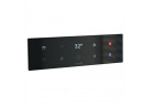 Elektroniczny termostat podtynkowy , Kludi Touchtronic, czarny 