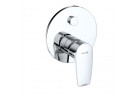 Bateria wannowo-natryskowa podtynkowa , Kludi Pure&Solid, chrom