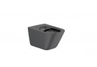 Miska WC podwieszana Roca Gap Rimless, 35x54cm,  czarny mat