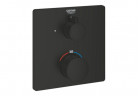 Bateria podtynkowa Grohe Grohtherm  termostatyczna 1-odbiornik wody, czarny mat
