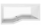 Wanna asymetryczna 170x84x70x47cm Polysan VERSYS L, biała