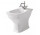 Bidet stojący ArtCeram Civitas, 36x54, czarny połysk