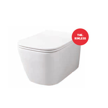 Miska WC wisząca ArtCeram A16 Mini 36x45 cm, Rimless biała