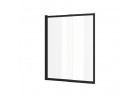 Parawan nawannowy Excellent Liner, 110x140 cm, rozsuwany, czarny profil