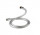 Wąż prysznicowy Excellent Round Silver, 1500mm - silver