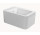 Bidet wiszący Flaminia Nile 54 x 35 x 23,5 cm, biały połysk