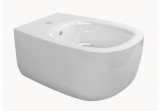 Bidet wiszący Flaminia Bonola 54 x 38 x 27 cm, biała, zestaw montażowy