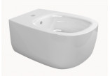 Bidet wiszący Flaminia Bonola 54 x 38 x 27 cm, biała, zestaw montażowy