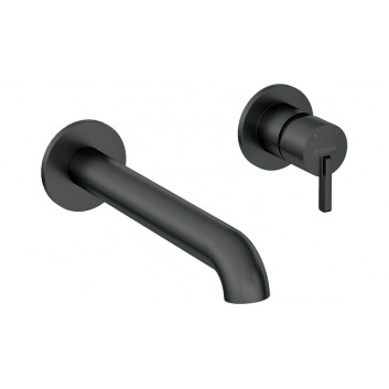 Bateria prysznicowa podtynkowa z przełącznikiem natrysku, Deante Silia, nero