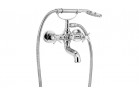 Bateria wannowa z zestawem prysznicowym, Deante Temisto, chrom