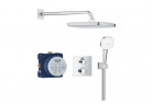 Podtynkowy zestaw prysznicowy z deszczownicą Tempesta 250 Cube, Grohe Groheterm, chrom