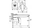 Bateria jednouchwytowa umywalkowa Fine z wylewką 20.6cm, ścienna podtynkowa, Hansgrohe Logis, chrom