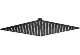 Deszczownica prysznicowa stalowa 250x250mm, Deante Cascada - nero (czarny mat)