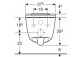 Miska WC z funkcją higieny intymnej Geberit AquaClean Sela, wisząca, biała