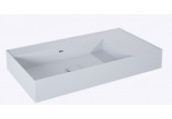 Umywalka ścienna lewa 80x45.5cm, Elita Solid-Surface, stone mat