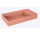 Umywalka ścienna lewa 80x45.5cm, Elita Solid-Surface, pink mat