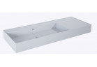Umywalka ścienna lewa 120.5x45.5cm, Elita Solid-Surface, stone mat