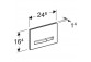 Przycisk Geberit Sigma 01 uruchamiający przedni do spłuczek podtynkowych UP300 i 320 EDELMESSING
