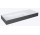 Umywalka ścienna lewa  120.5x45.5cm, Elita Solid-Surface, biały mat/anthracitemat
