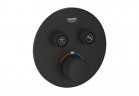 Bateria termostatyczna do obsługi dwóch wyjść wody, Grohe Grohtherm Smartcontrol , phantom black