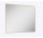 Lustro LED 100/80cm, Elita Sharon Square, gold